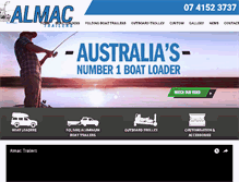 Tablet Screenshot of almactrailers.com.au